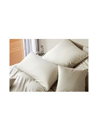 ELEGANTE | Jersey Bettwäsche 70x90cm / 140x200cm CORD Creme | 